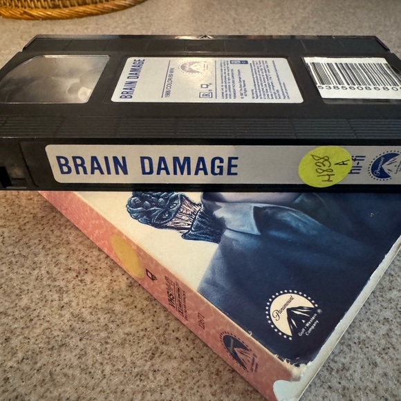 Brain Damage VHS: Horror-Comedy: Paramount: Rare-Find: GUC: Horror Film - Picture 8 of 8